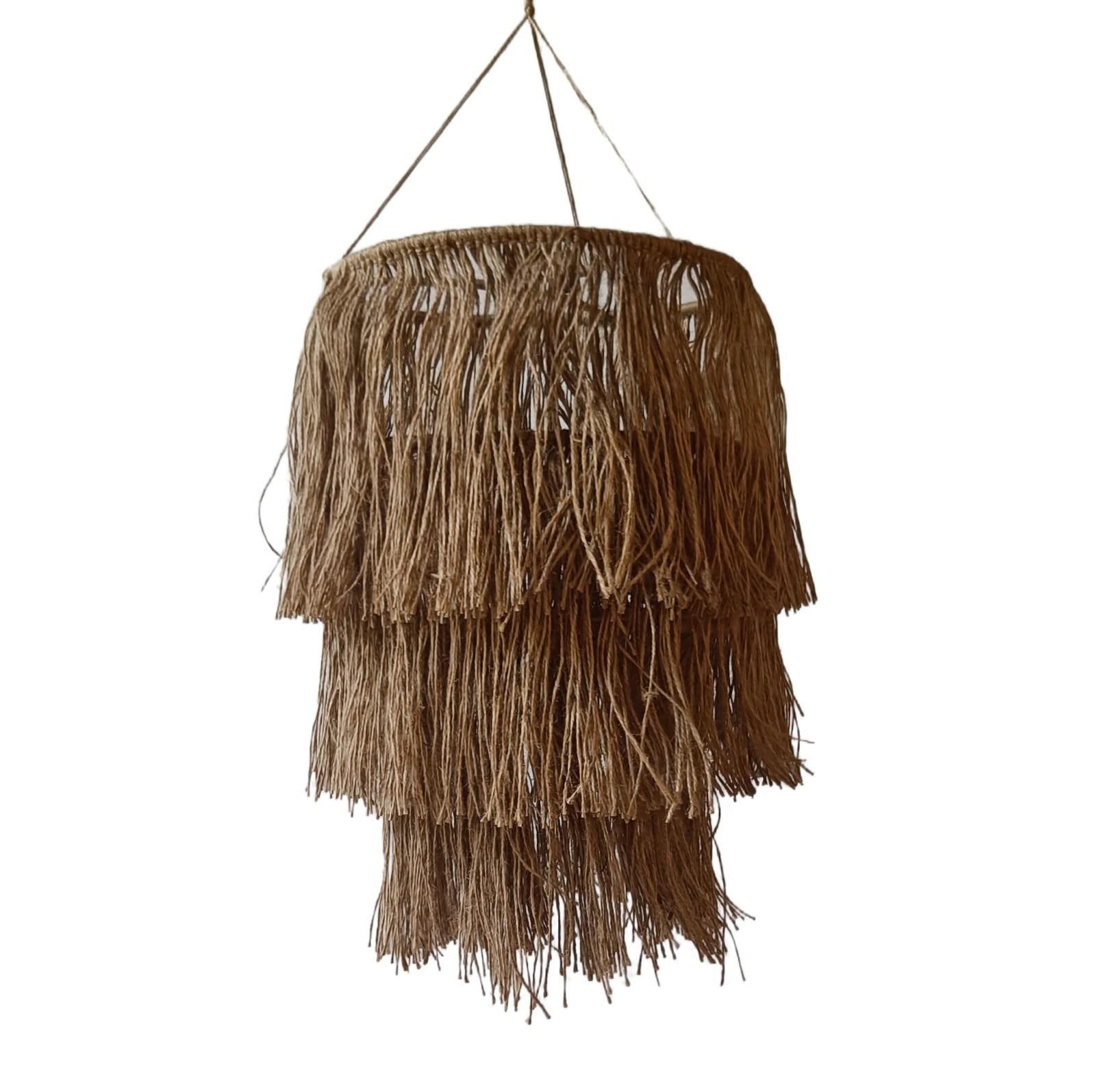 Jute Lampshade | 3-tier – Cane Concept