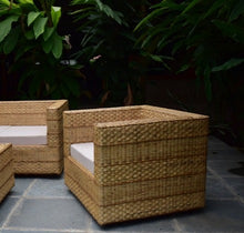 Load image into Gallery viewer, Venice Cane Sofa Set | 5 Seater with Table