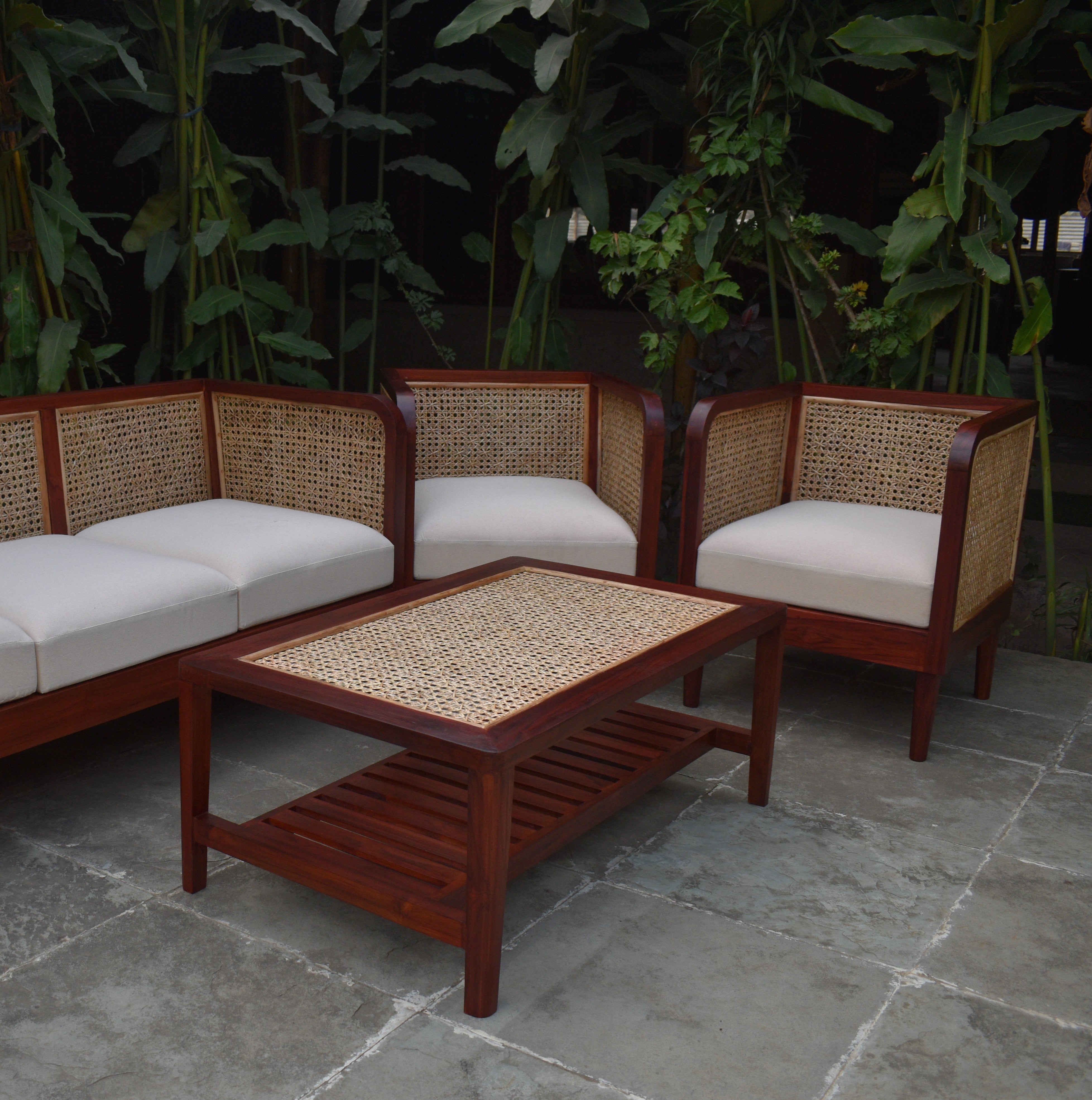 AZARA SOFA SET – Cane Concept