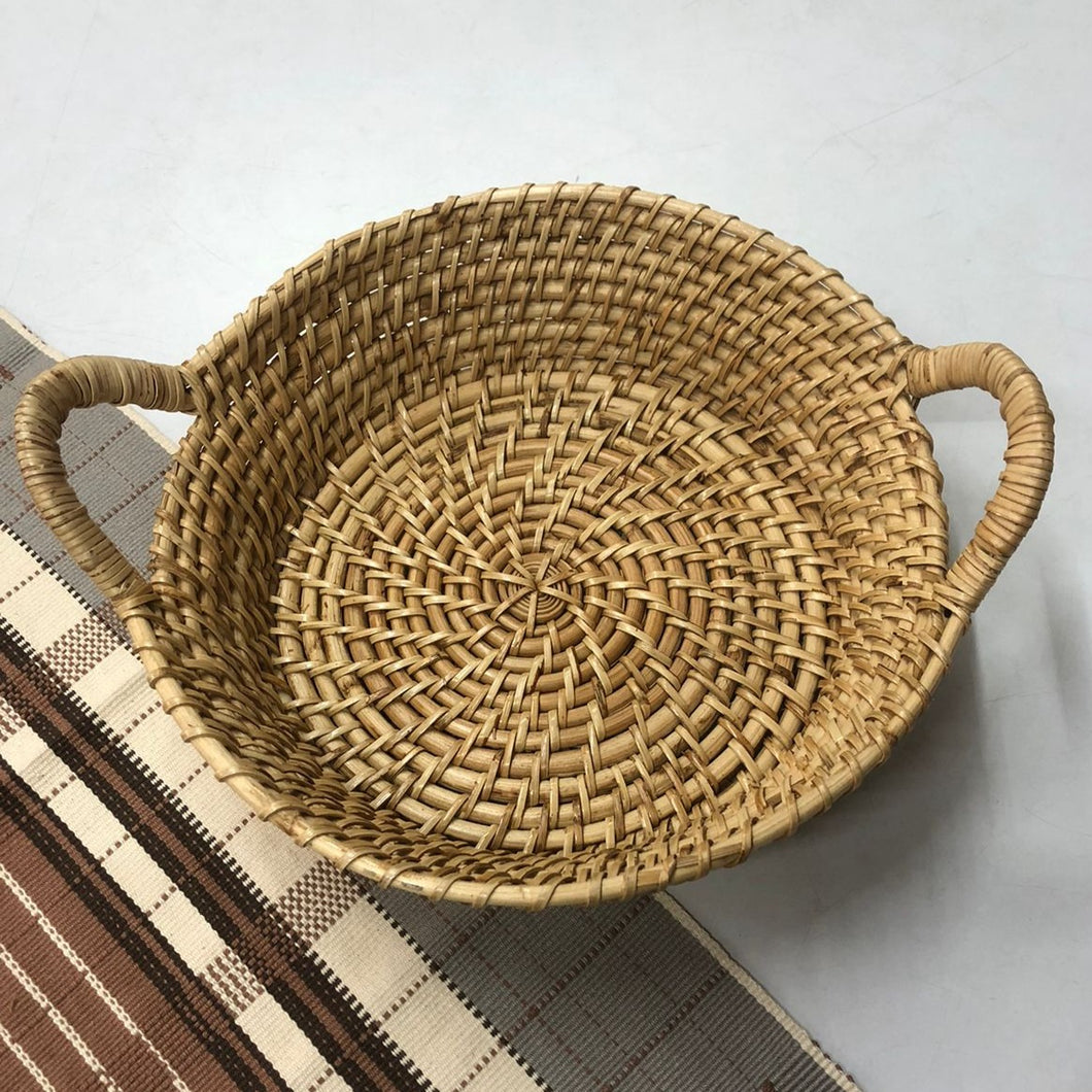 Wok Cane Basket| Natural