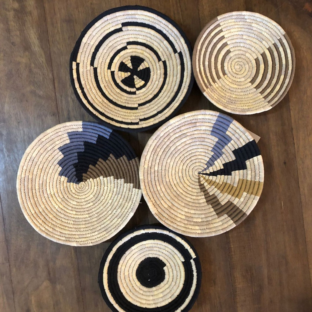 Spiral Wall Baskets | Set of 5