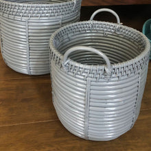 Load image into Gallery viewer, GREY CANE BASKET
