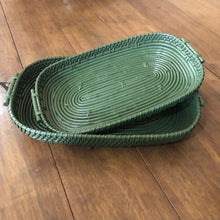 Load image into Gallery viewer, OLIVE OVAL CANE BASKET
