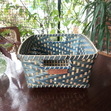 Load image into Gallery viewer, Bamboo Square Basket | Brown

