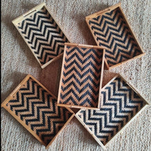 Load image into Gallery viewer, Mini Chevron Tray | Timber &amp; bamboo
