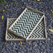 Load image into Gallery viewer, Chevron Tray | Green

