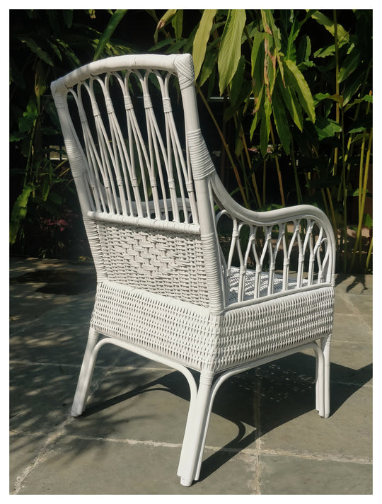 White Cane Study/Dining Chair – Cane Concept