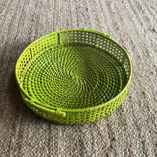 Load image into Gallery viewer, Vivid Rattan Round Tray
