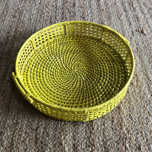 Load image into Gallery viewer, Vivid Rattan Round Tray
